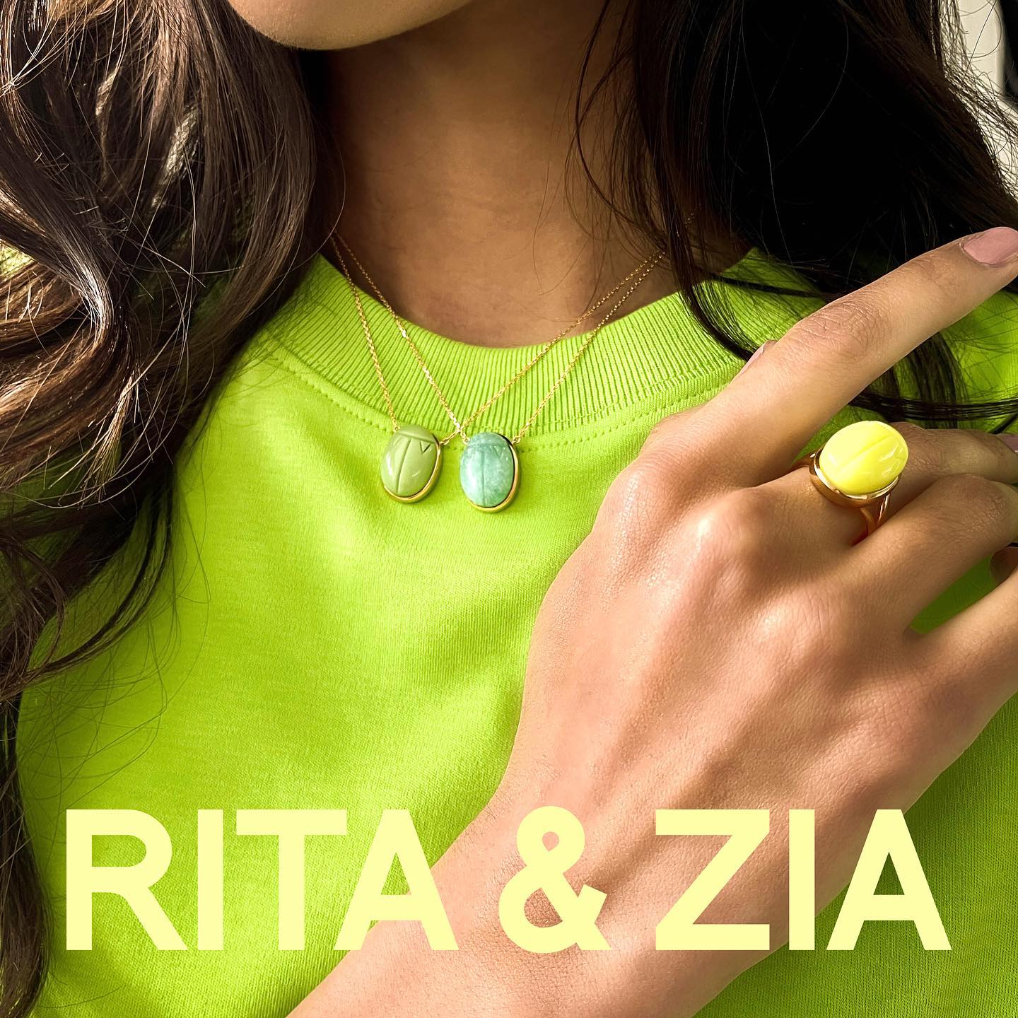 Too much? Or never enough? 

Scarabée Collection in Gold Plated Silver - Fluo Galalithe necklace and ring & Turquoise necklace. #myritazia
.
.
.
.
.
#jewelryfashion #jewelryblogger #jewerly #jewels #trendyjewelry #jewelrylovers #handmadejewelry #jewelrylover #jewelrydesigner
