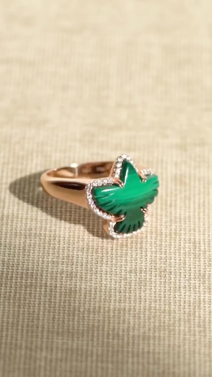 Are you green with envy? 

Aigle Collection in 18 carat Gold and Diamonds . Malachite ring #myritazia
.
.
.
.
.
.
#jewelryfashion #jewelryblogger #jewerly #jewels #trendyjewelry #jewelrylovers #handmadejewelry #jewelrylover #jewelrydesigner